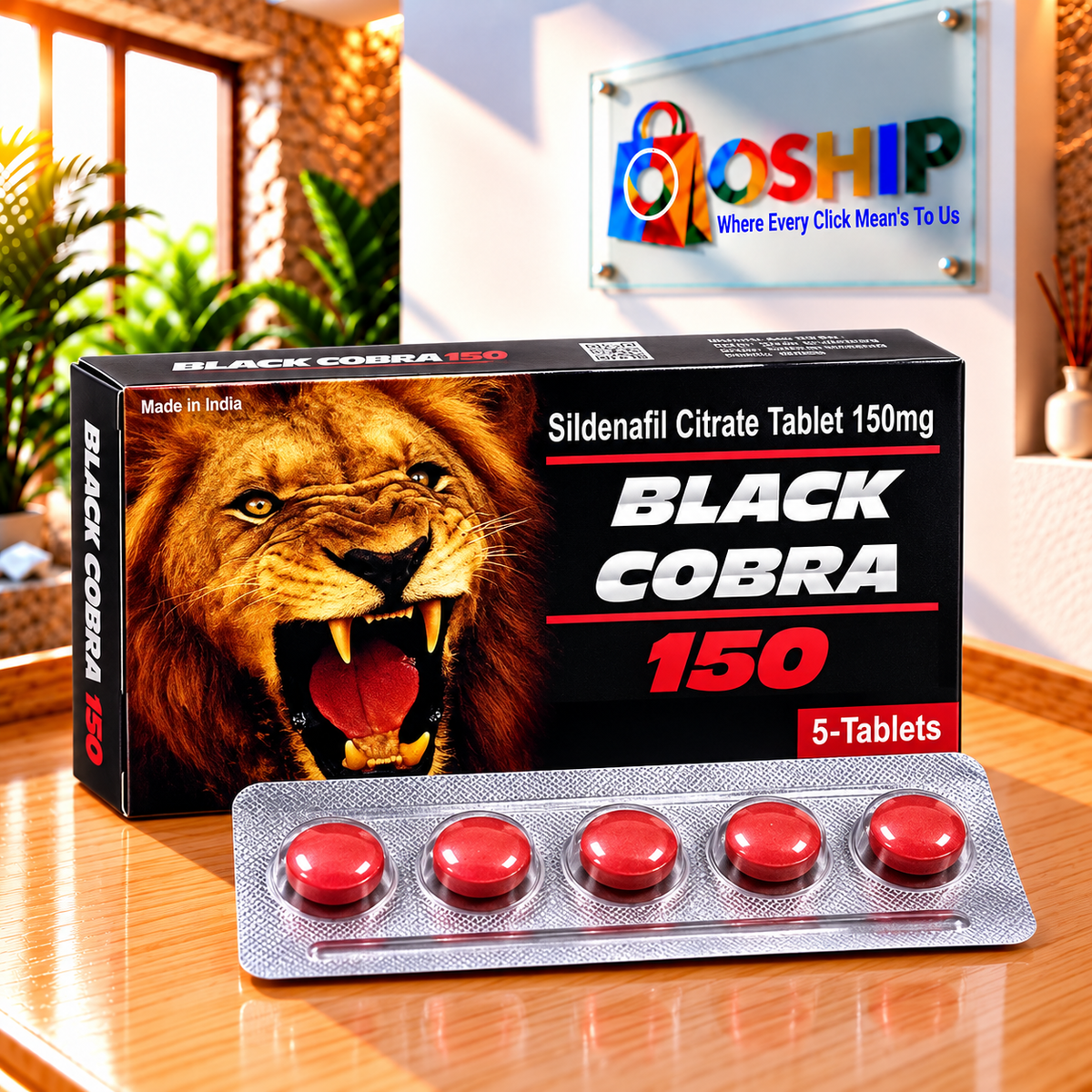 Black Cobra 150mg Tablets in Pakistan