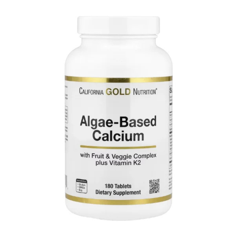 California Gold Nutrition, Algae-Based Calcium with Calcium 180 Tablets in Pakistan