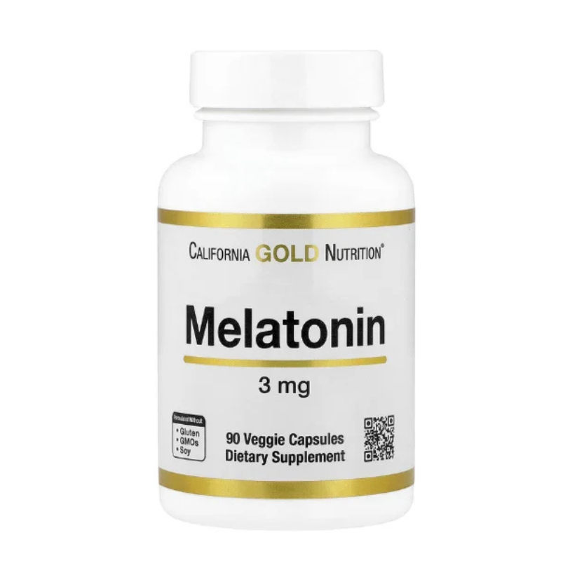 California Gold Nutrition, Melatonin, 3 mg, 90 Veggie Capsules in Pakistan