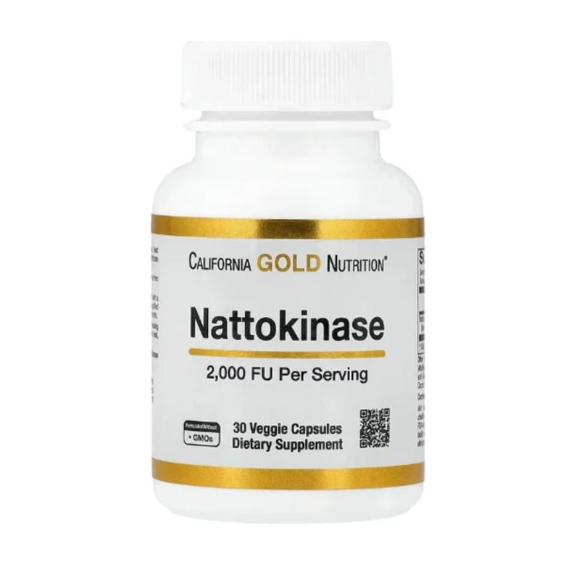 California Gold Nutrition, Nattokinase, Proteolytic Enzyme, 2,000 FUs, 30 Capsules in Pakistan