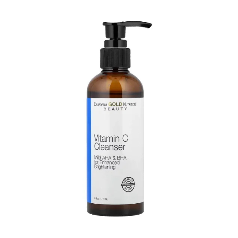 California Gold Nutrition, Vitamin C Cleanser, Enhanced Brightening Gel Cleanser, 6 fl oz (177 ml) in Pakistan