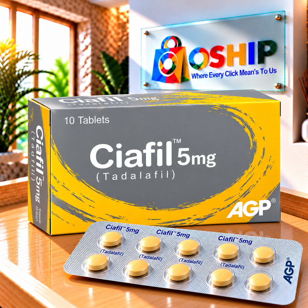 Ciafil Tablets 5mg (Tadalafil) in Pakistan