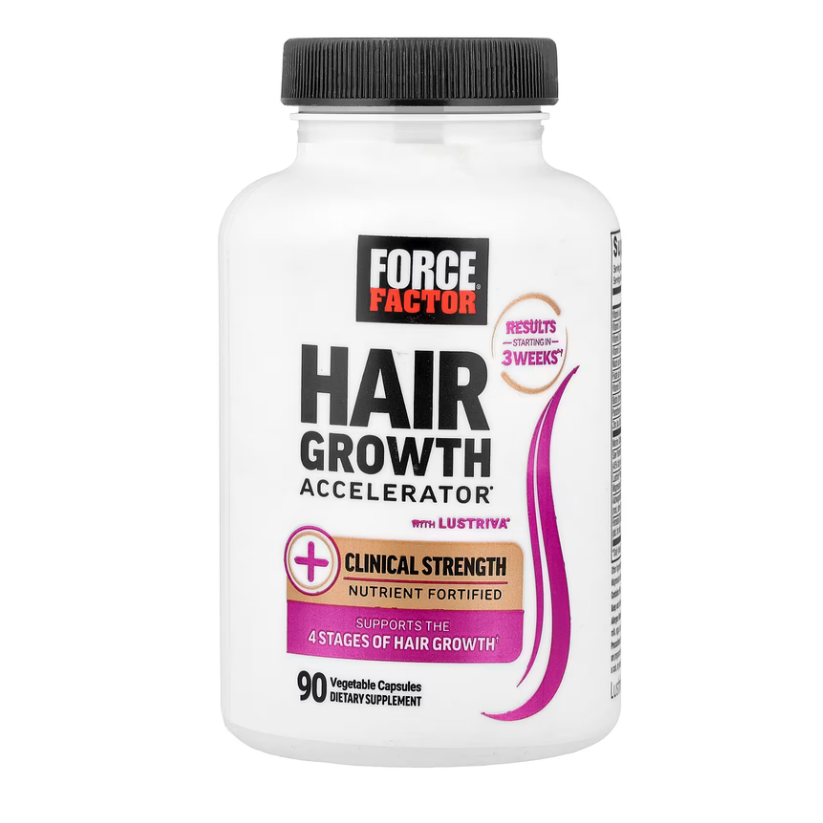 Force Factor, Hair Growth Accelerator with Lustriva®, 90 Vegetable Capsules in Pakistan
