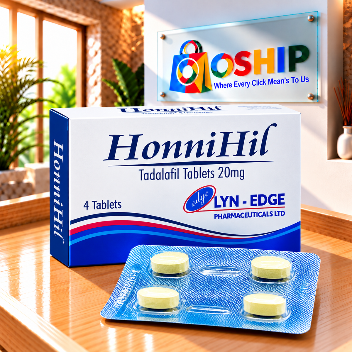 HonniHil 20mg Tadalafil Tablet in Pakistan