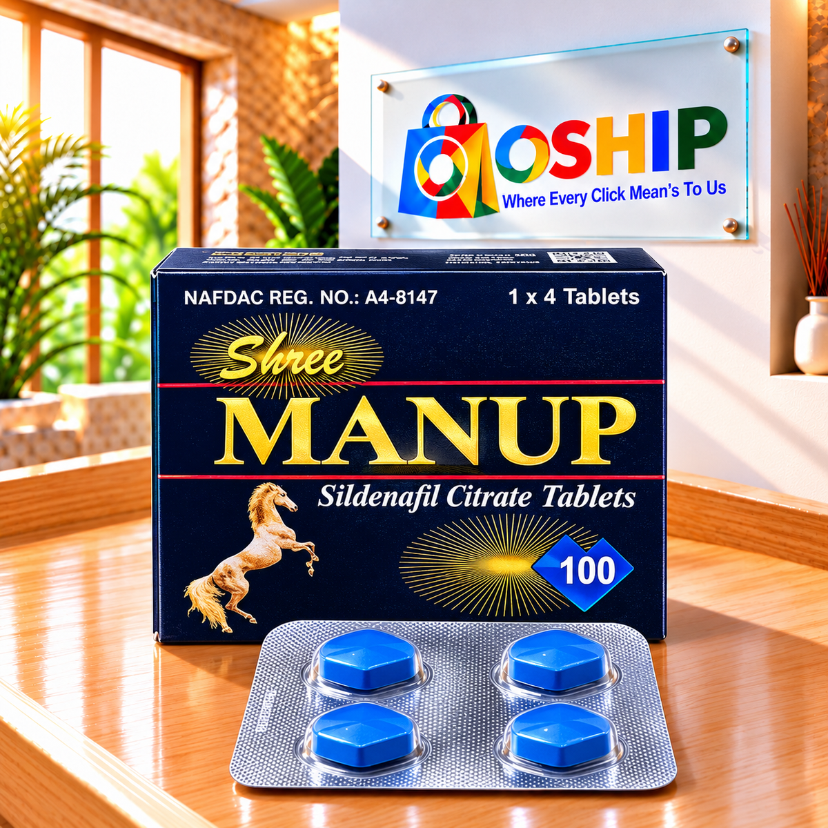 ManUp Tablet 100mg (Sildenafil) in Pakistan