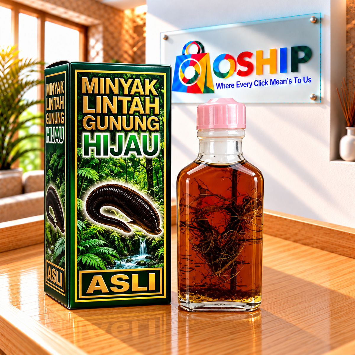 Minyak Lintah Gunung Hijau Oil in Pakistan