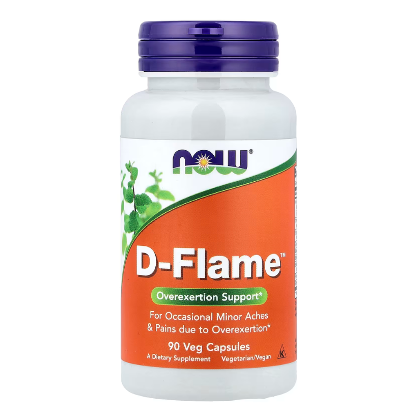 NOW Foods, D-Flame™, 90 Veg Capsules in Pakistan