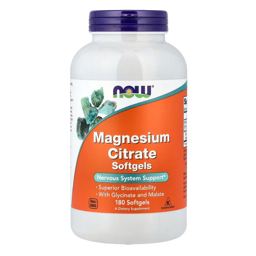 NOW Foods, Magnesium Citrate, 180 Softgels in Pakistan