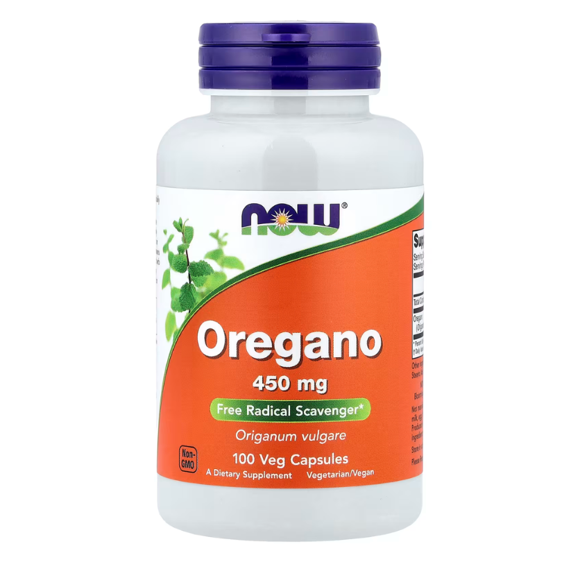 NOW Foods, Oregano, 450 mg, 100 Veg Capsules in Pakistan