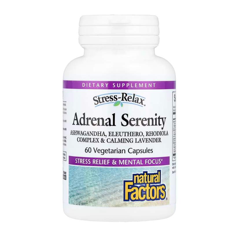 Natural Factors, Stress-Relax®, Adrenal Serenity, 60 Vegetarian Capsules in Pakistan