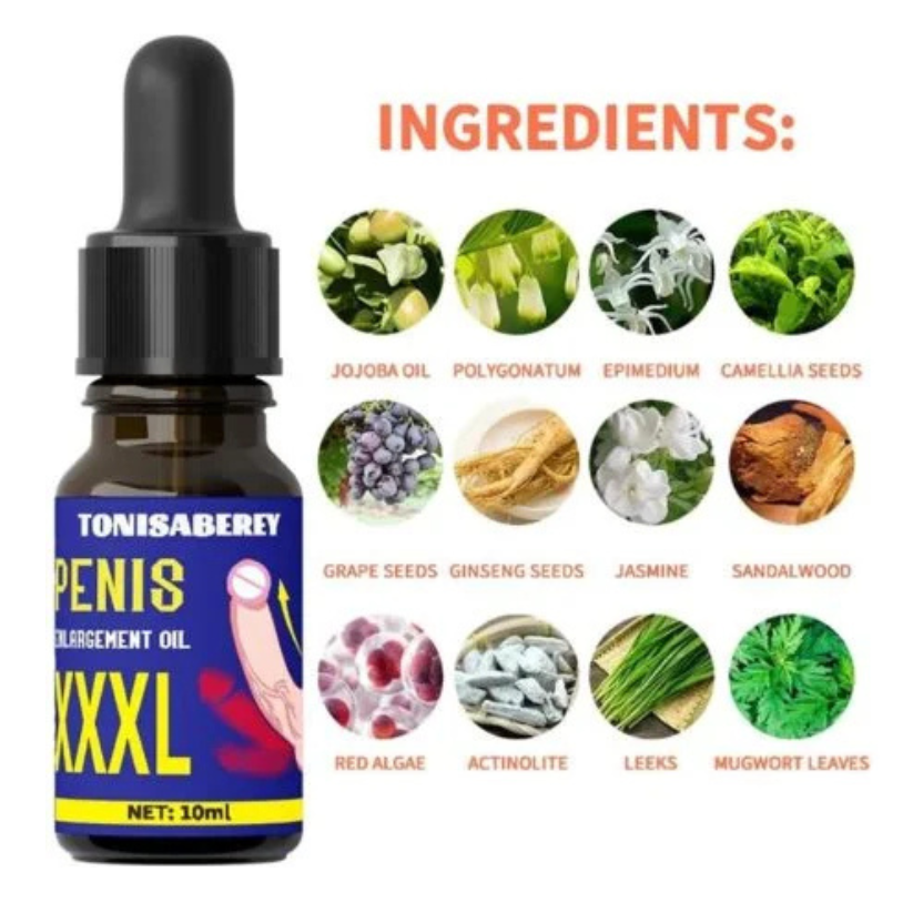 TONISABERY Penis Enlargement Massage Oil XXXL in Pakistan