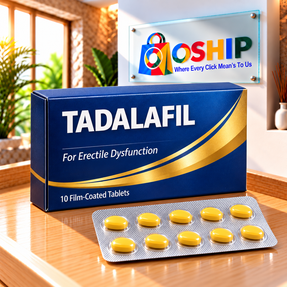 Tadalafil 10mg & 20mg Tablets For Erectile Dysfunction in Pakistan