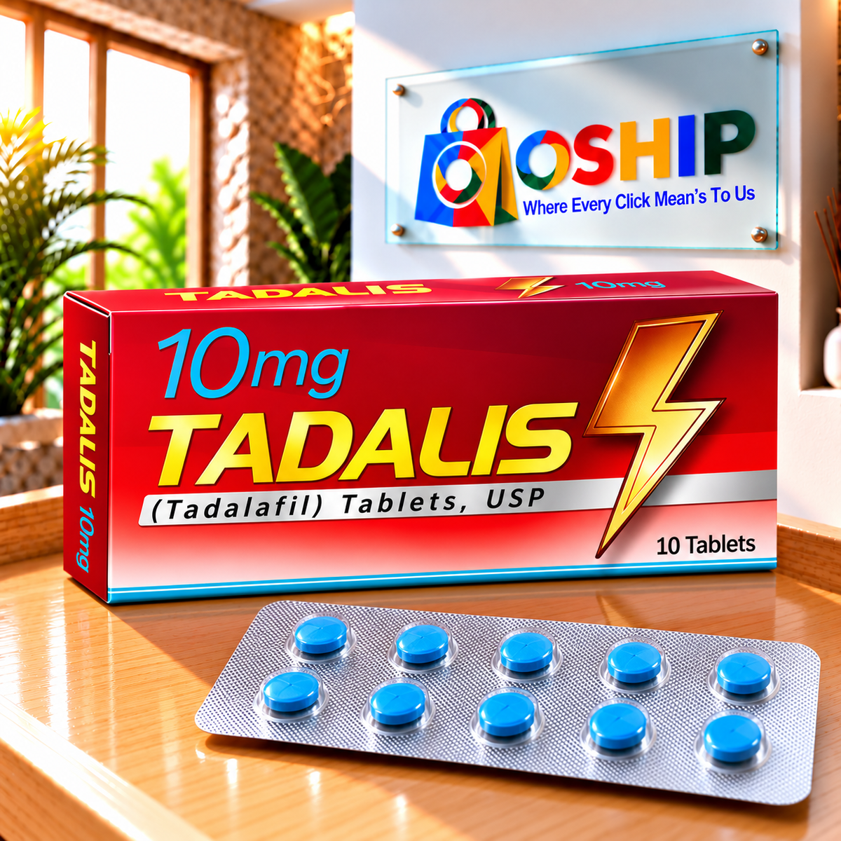 Tadalis (10mg) 10 Tablets in Pakistan
