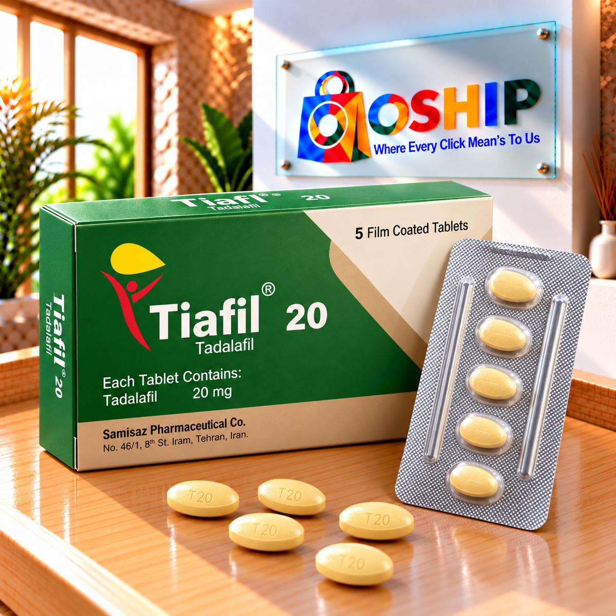 Tiafil 20mg Tablets in Pakistan