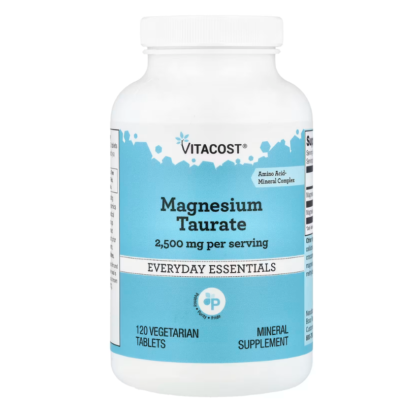 Vitacost, Everyday Essentials, Magnesium Taurate, 2500 mg, 120 Vegetarian Tablets in Pakistan