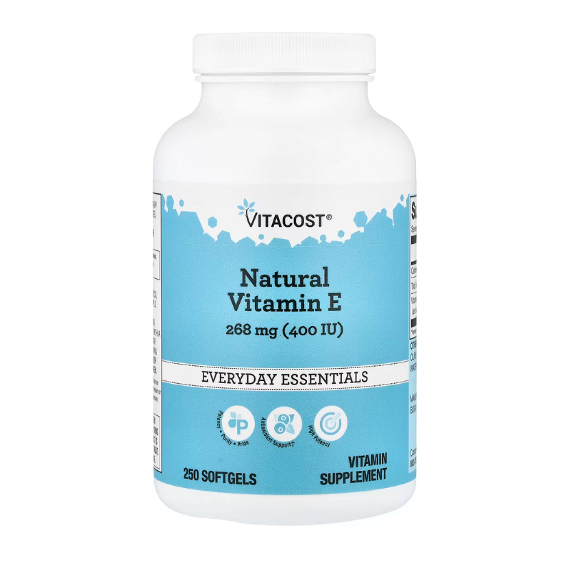 Vitacost, Everyday Essentials, Natural Vitamin E, 268 mg (400 IU), 250 Softgels in Pakistan