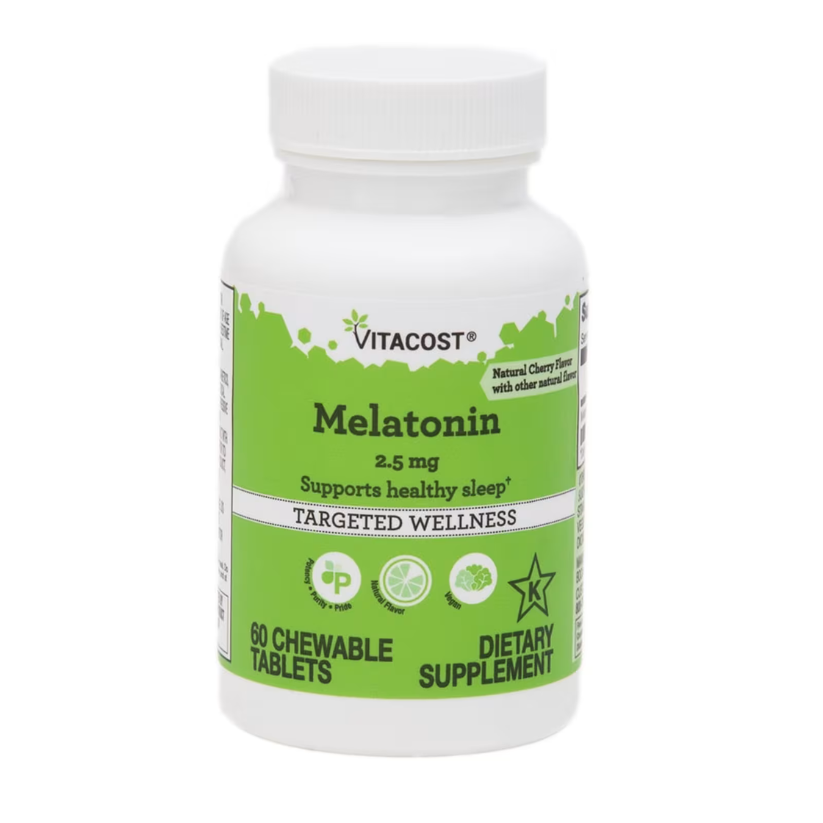 Vitacost, Melatonin, Natural Cherry, 2.5 mg, 60 Chewable Tablets in Pakistan