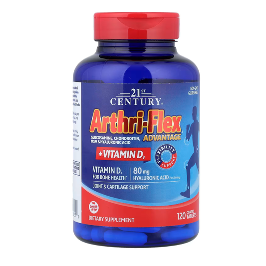 21st Century, Arthri-Flex Advantage® + Vitamin D3, 120 Coated Tablets in Pakistan