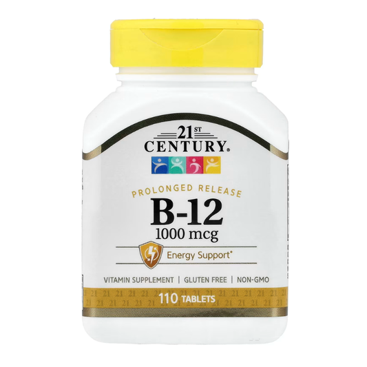 21st Century, B-12, Prolonged Release, 1,000 mcg, 110 Tablets in Pakistan