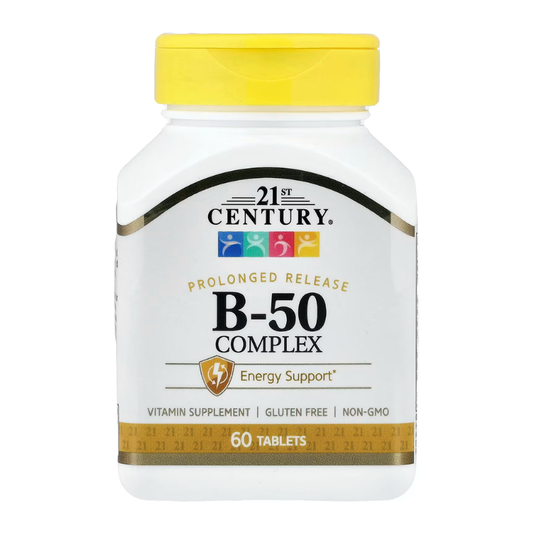 21st Century, B-50 Complex, Prolonged Release, 60 Tablets in Pakistan