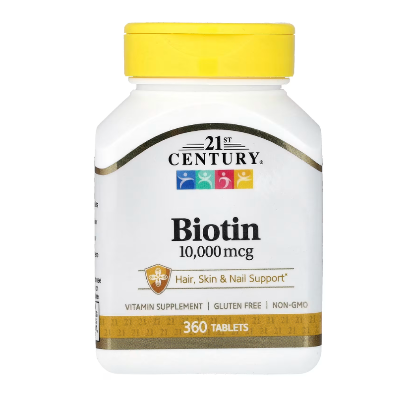 21st Century, Biotin, 10,000 mcg, 360 Tablets in Pakistan