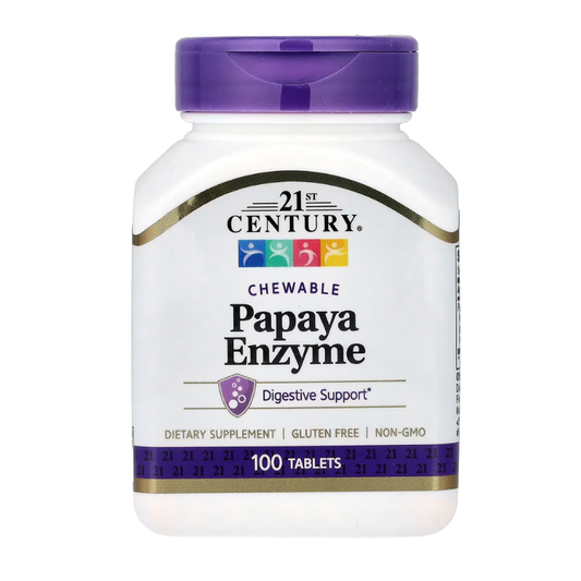 21st Century, Chewable Papaya Enzyme, 100 Tablets in Pakistan
