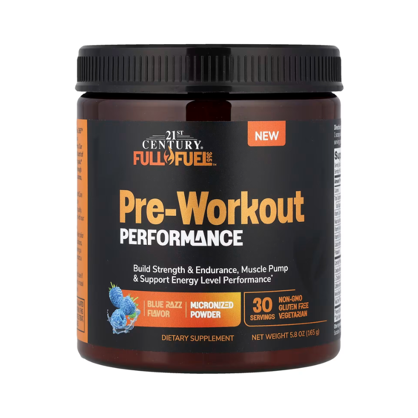 21st Century, Full Fuel 365™, Pre-Workout Performance, Blue Razz, 5.8 oz (165 g) in Pakistan