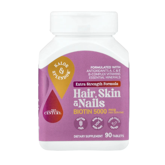 21st Century, Hair, Skin & Nails, 5000 mcg, 90 Tablets in Pakistan