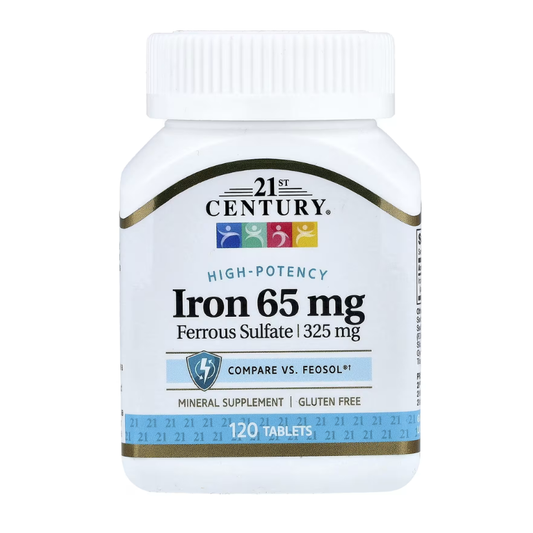 21st Century, Iron, 65 mg, 120 Tablets in Pakistan