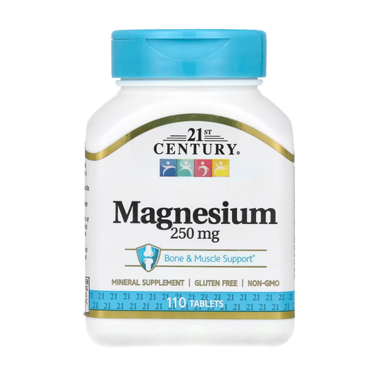21st Century, Magnesium, 250 mg, 110 Tablets in Pakistan
