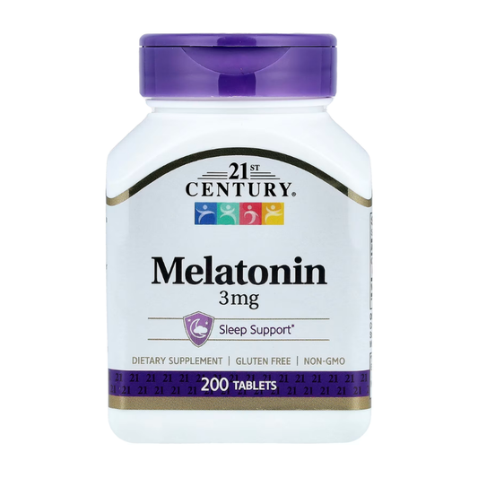 21st Century, Melatonin, 3 mg, 200 Tablets in Pakistan