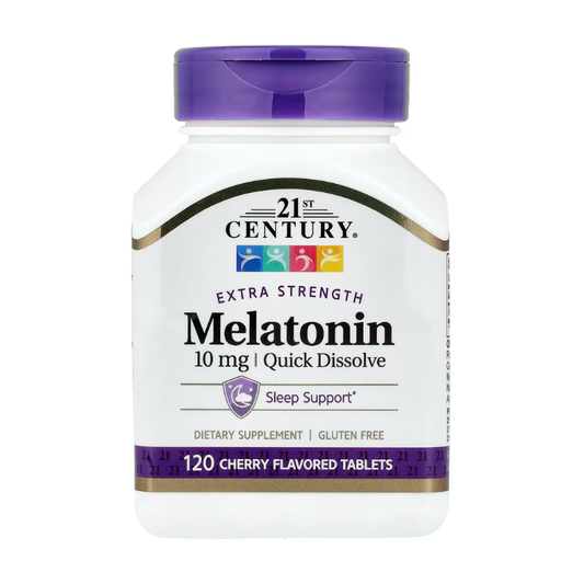 21st Century, Melatonin, Quick Dissolve, Cherry, 10 mg, 120 Tablets in Pakistan