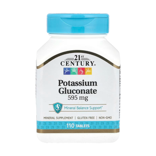21st Century, Potassium Gluconate, 595 mg, 110 Tablets in Pakistan