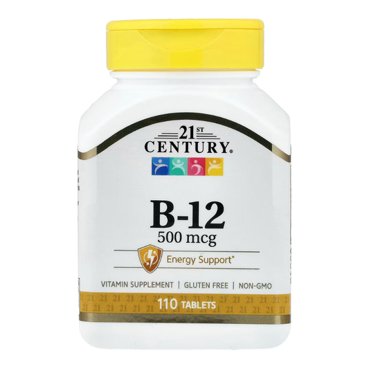 21st Century, Vitamin B-12, 500 mcg, 110 Tablets in Pakistan