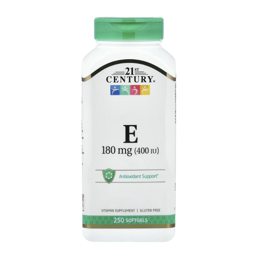 21st Century, Vitamin E, 180 mg (400 IU), 250 Softgels in Pakistan