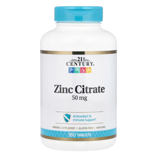 21st Century, Zinc Citrate, 50 mg, 360 Tablets in Pakistan