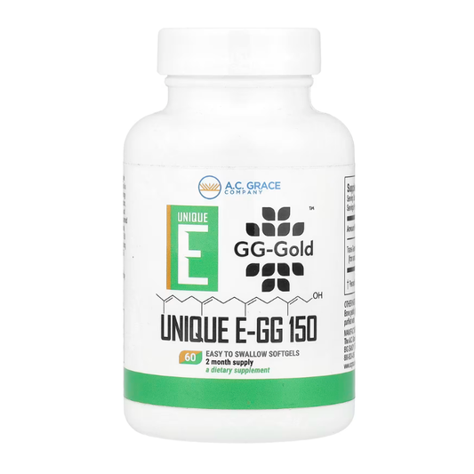 A.C. Grace Company, UNIQUE E-GG 150, 150 mg, 60 Easy To Swallow Softgels in Pakistan