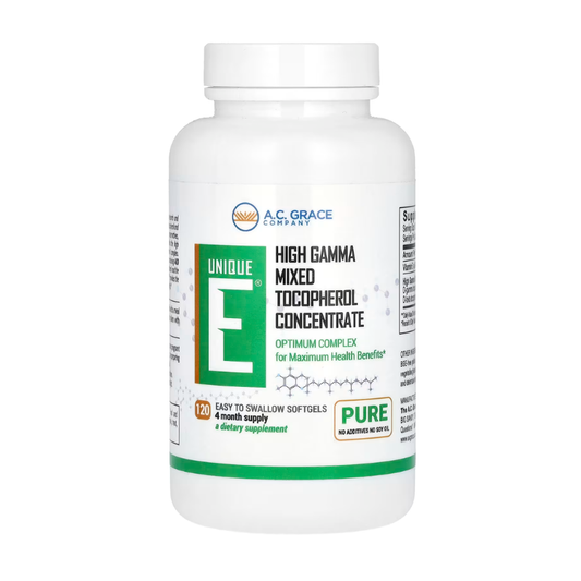 A.C. Grace Company, Unique E, High Gamma, Mixed Tocopherol Concentrate, 120 Softgels in Pakistan