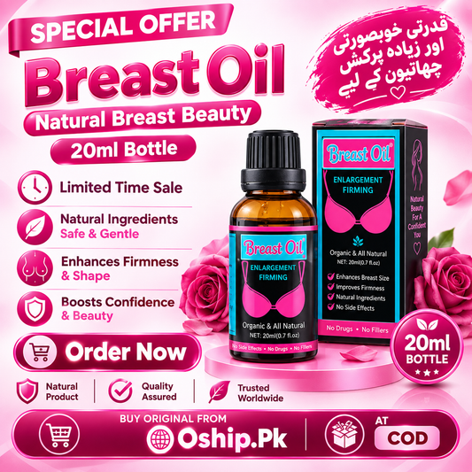 Black Boobs Firming & Enlargement Oil in Pakistan