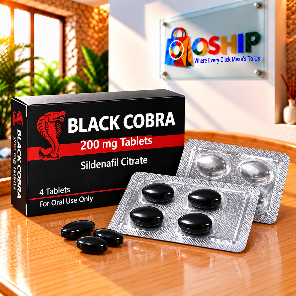 Black Cobra 200mg Tablets in Pakistan