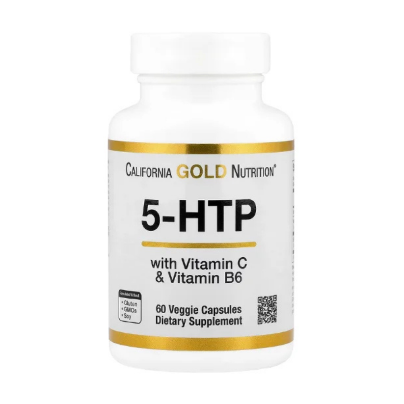California Gold Nutrition, 5-HTP with Vitamin B6 & Vitamin C, 60 Veggie Capsules in Pakistan