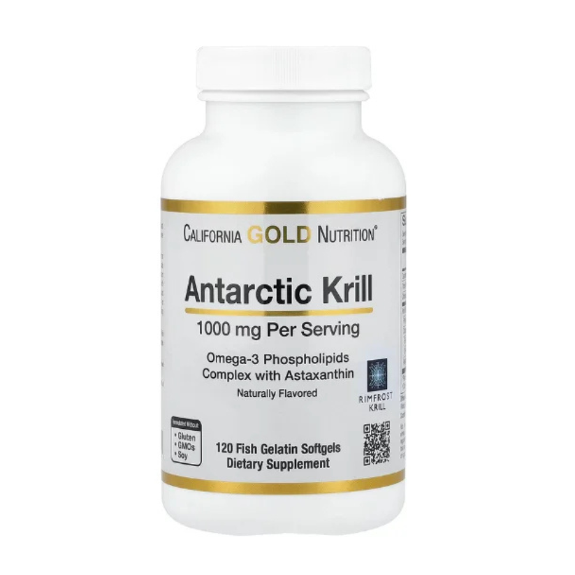 California Gold Nutrition, Antarctic Krill Oil, 120 Fish Gelatin Softgels in Pakistan