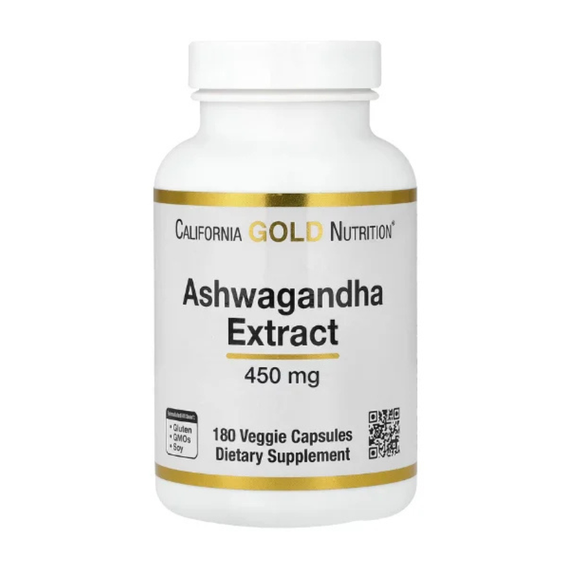 California Gold Nutrition, Ashwagandha, 450 mg, 180 Capsules in Pakistan