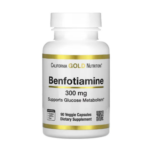 California Gold Nutrition, Benfotiamine, 300 mg, 90 Veggie Capsules in Pakistan