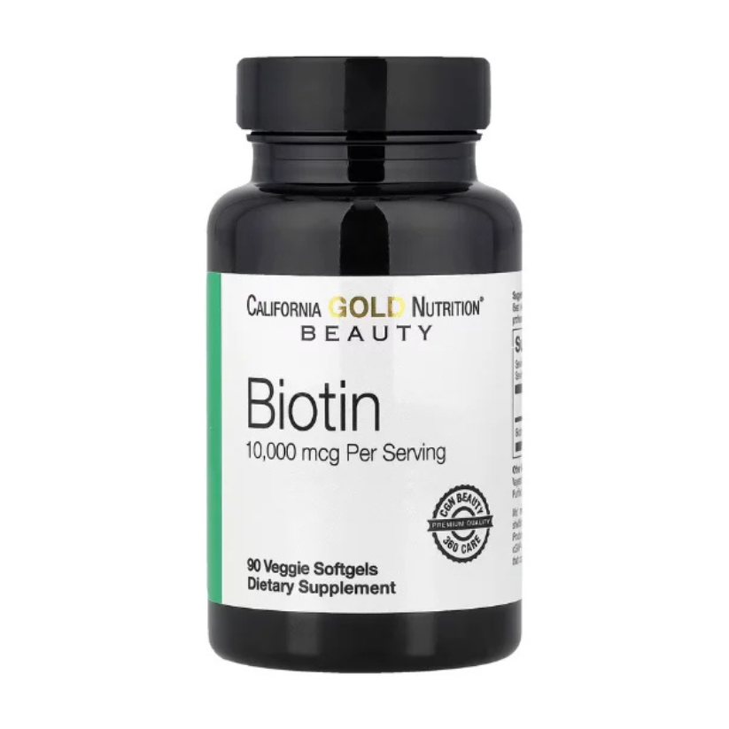 California Gold Nutrition, Biotin, 10,000 mcg, 90 Softgels in Pakistan
