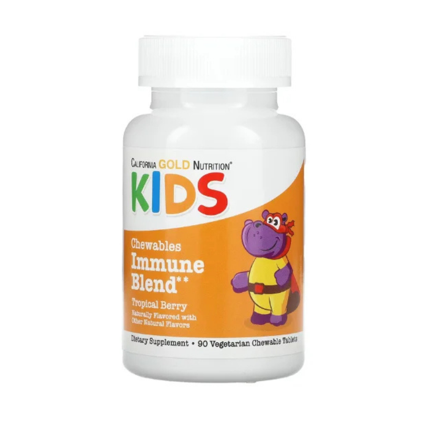 California Gold Nutrition, Chewable Immune Blend, 90 Vegetarian Tablets in Pakistan