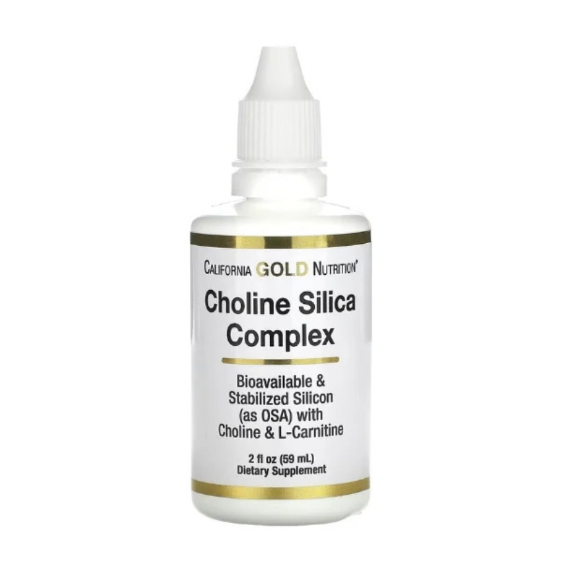 California Gold Nutrition, Choline Silica Complex, 2 fl oz (59 ml) in Pakistan