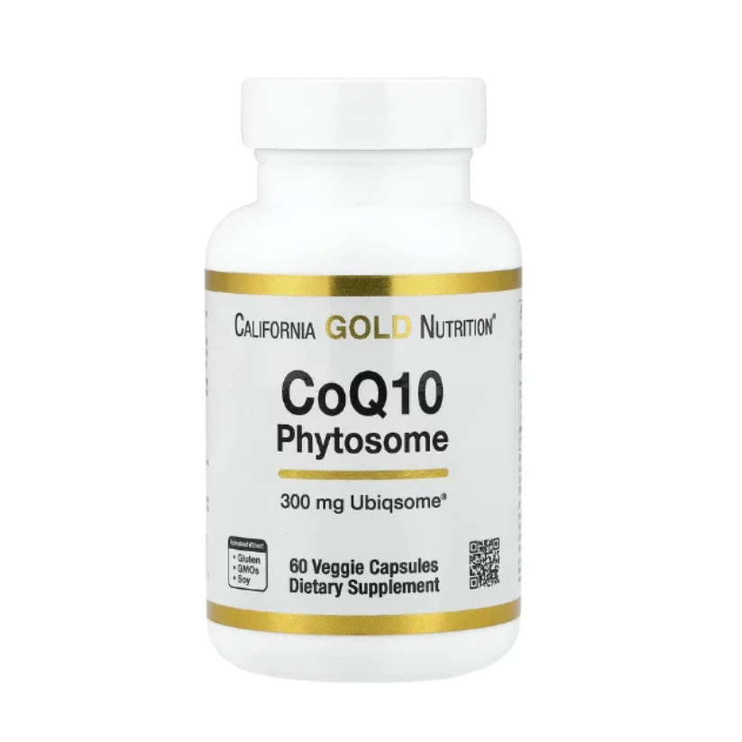 California Gold Nutrition, CoQ10 Phytosome, 300 mg, 60 Veggie Capsules in Pakistan
