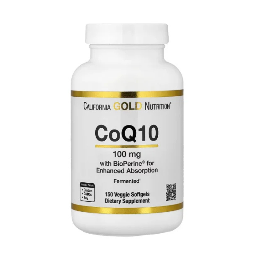 California Gold Nutrition, CoQ10 with Bioperine® Black Pepper Extract, 150 Veggie Softgels in Pakistan

