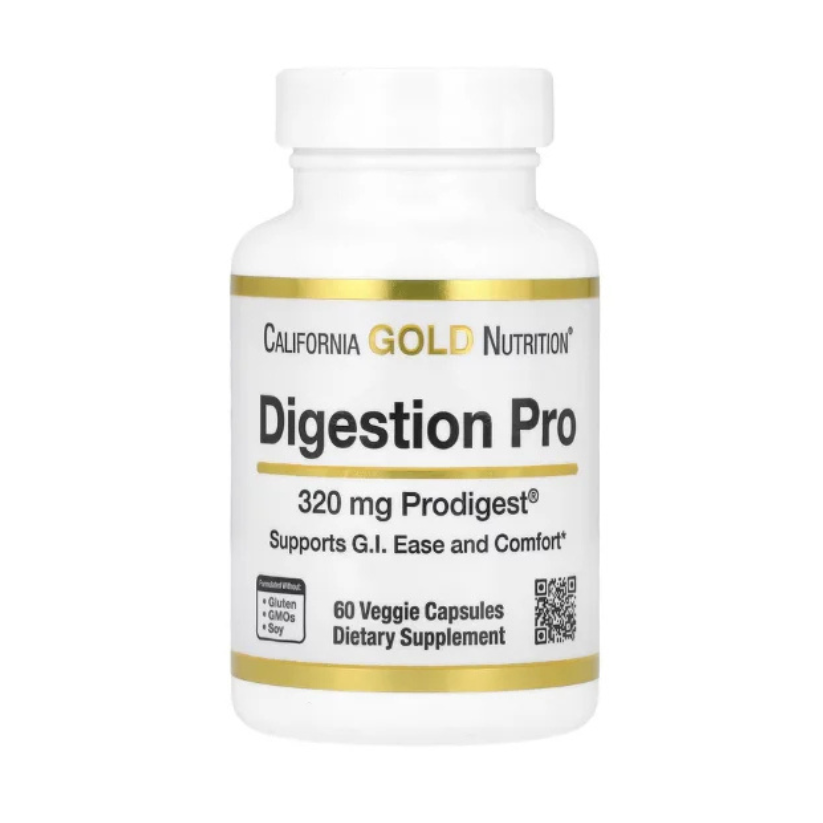 California Gold Nutrition, Digestion Pro with ProDigest® , 320 mg, 60 Veggie Capsules in Pakistan